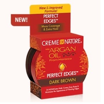 Creme of Nature Argan Oil Perfect Edges Mørkebrun 2,25 oz