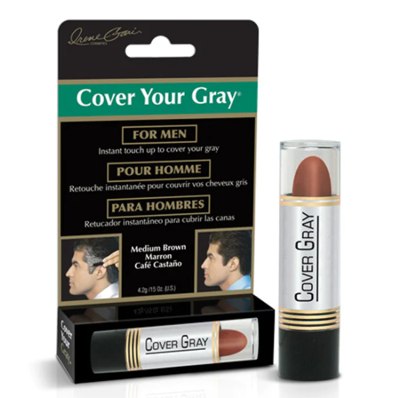 Cover Your Grey Men Touch Up Stick Medium Brown