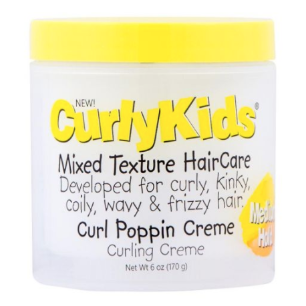 Krøllete barn hårpleie krøll poppin cream 6 oz