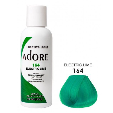 Adore Semi Permanent Hårfarge 164 Electric Lime 118ml