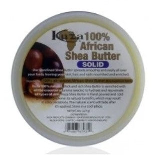 Kuza African Shea Butter Solid Yellow 8 oz
