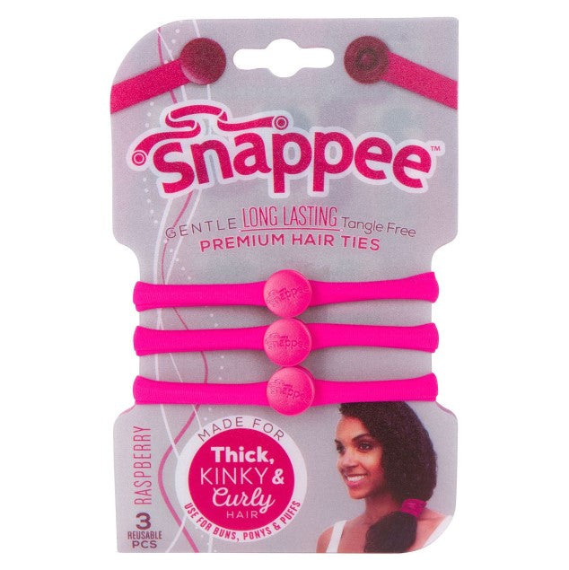 Snappee Raspberry Mild Langvarig Tangle Free Premium hårbånd