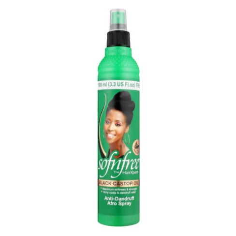 Sofn Free Black Castor Oil Anti-flass Curl Braid Spray 350ml