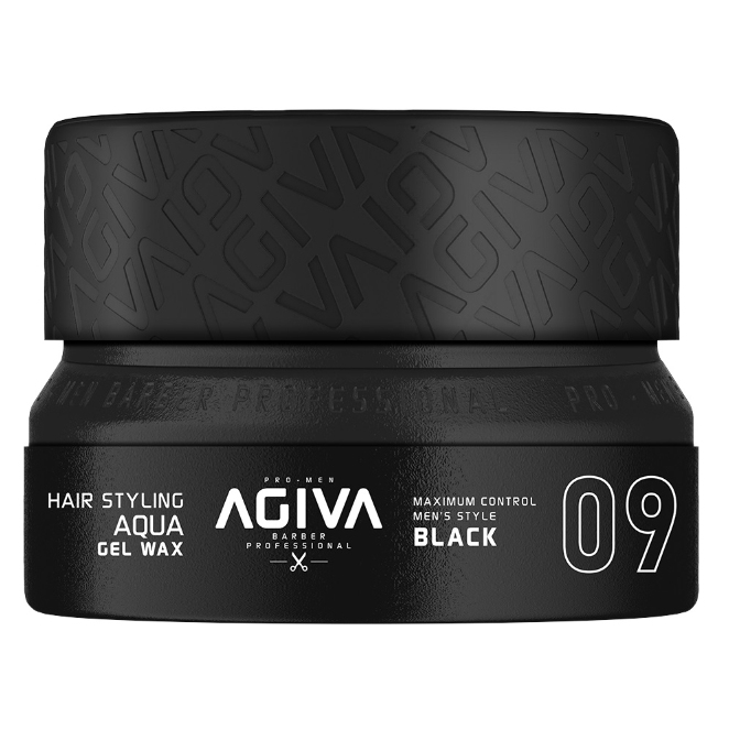 Agiva Styling Hair Gel Wax 155ml - Svart #9