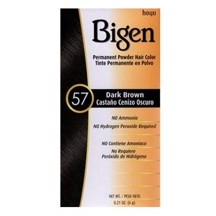 Bigen Powder Hårfarge (Large Packing) #57 Mørkebrun