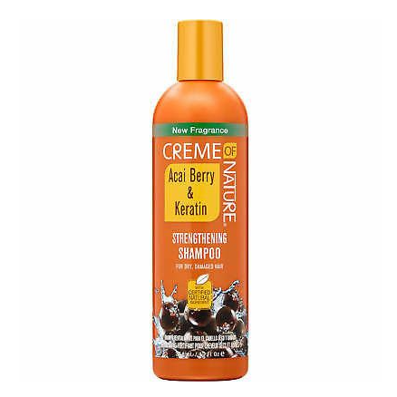 Creme of Nature Acai Berry &amp; Keratin Strengthening Shampoo 12 oz