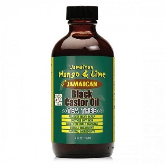 Jamaicansk Mango & Lime Svart Castor Oil Tea Tree 118 ml