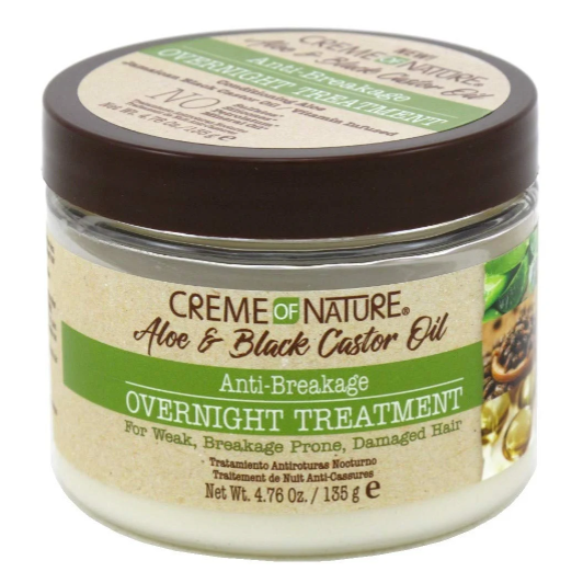 Creme of Nature Aloe & Black Castor Anit-Breakage Night Treatment 4,76 oz
