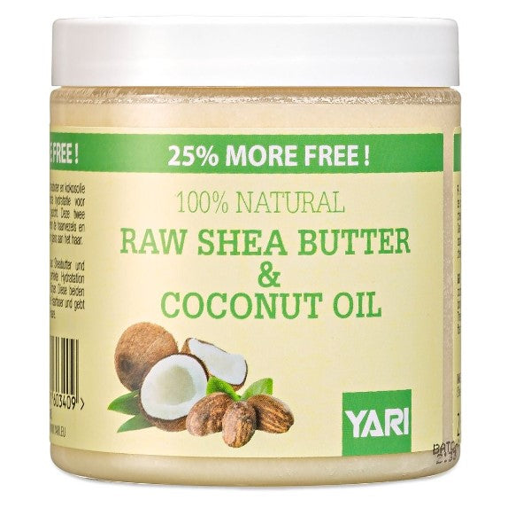 Yari 100 % rå sheasmør og kokosnøttolje 250 ml