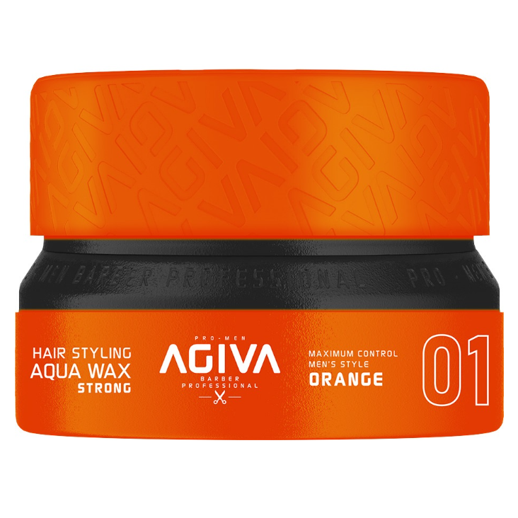 Agiva Styling Hair Wax Aqua Strong 155ml - Orange 1