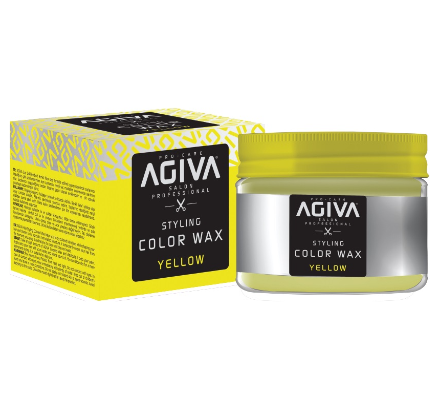 Agiiva hårstyling Farge voks gul 120 ml