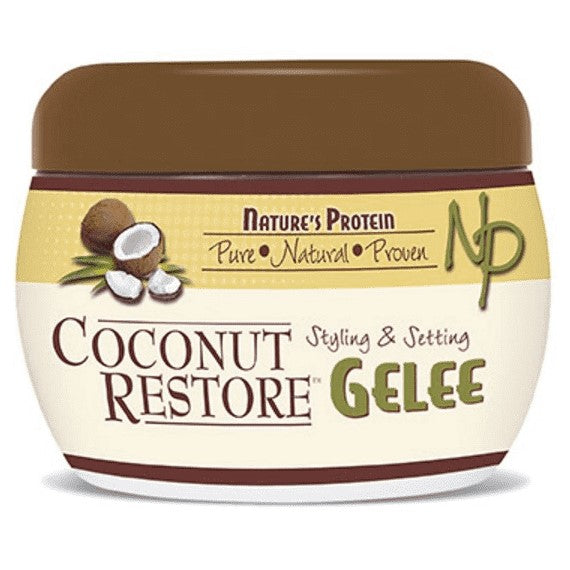 Naturens protein kokosnøtt gjenoppretting styling og setting gelee 8oz