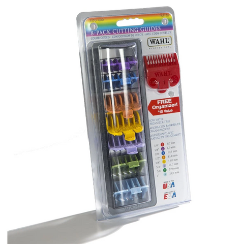 Wahl Color Cutting Guides 8PCS Pack (3-25mm) 03170-400