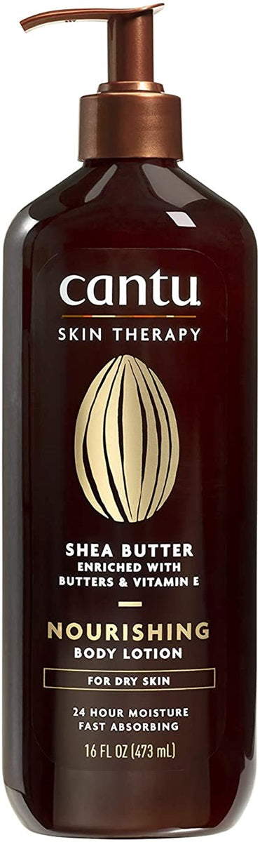 Cantu Skin Therapy Shea Butter Nourishing Body Lotion for Tørr hud 16 oz 