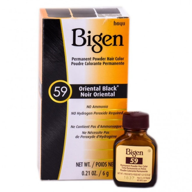 Bigen Powder Hårfarge (Large Packing) #59 Oriental Black