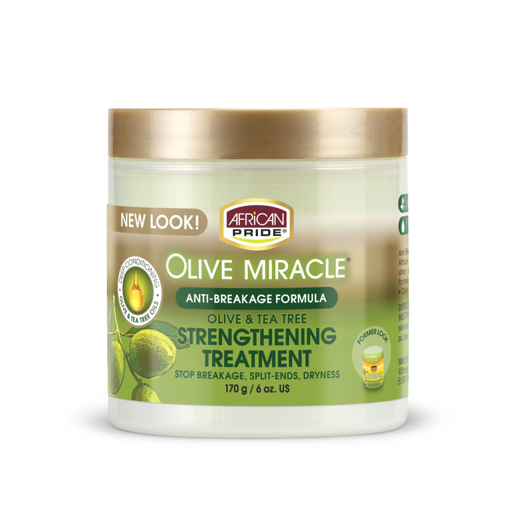 African Pride Olive Miracle Anti-Breakage Styrking Treatment 170 gr 