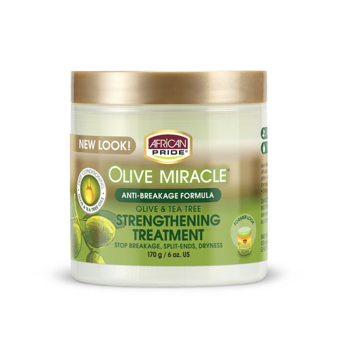 African Pride Olive Miracle Anti-Breakage Styrking Treatment 170 gr 