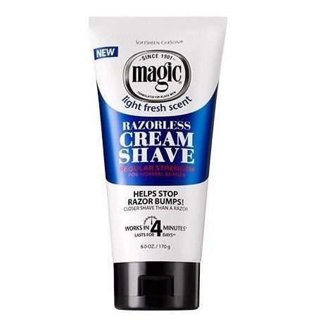 Magic Razorless Cream Shave Vanlig 170 gr 