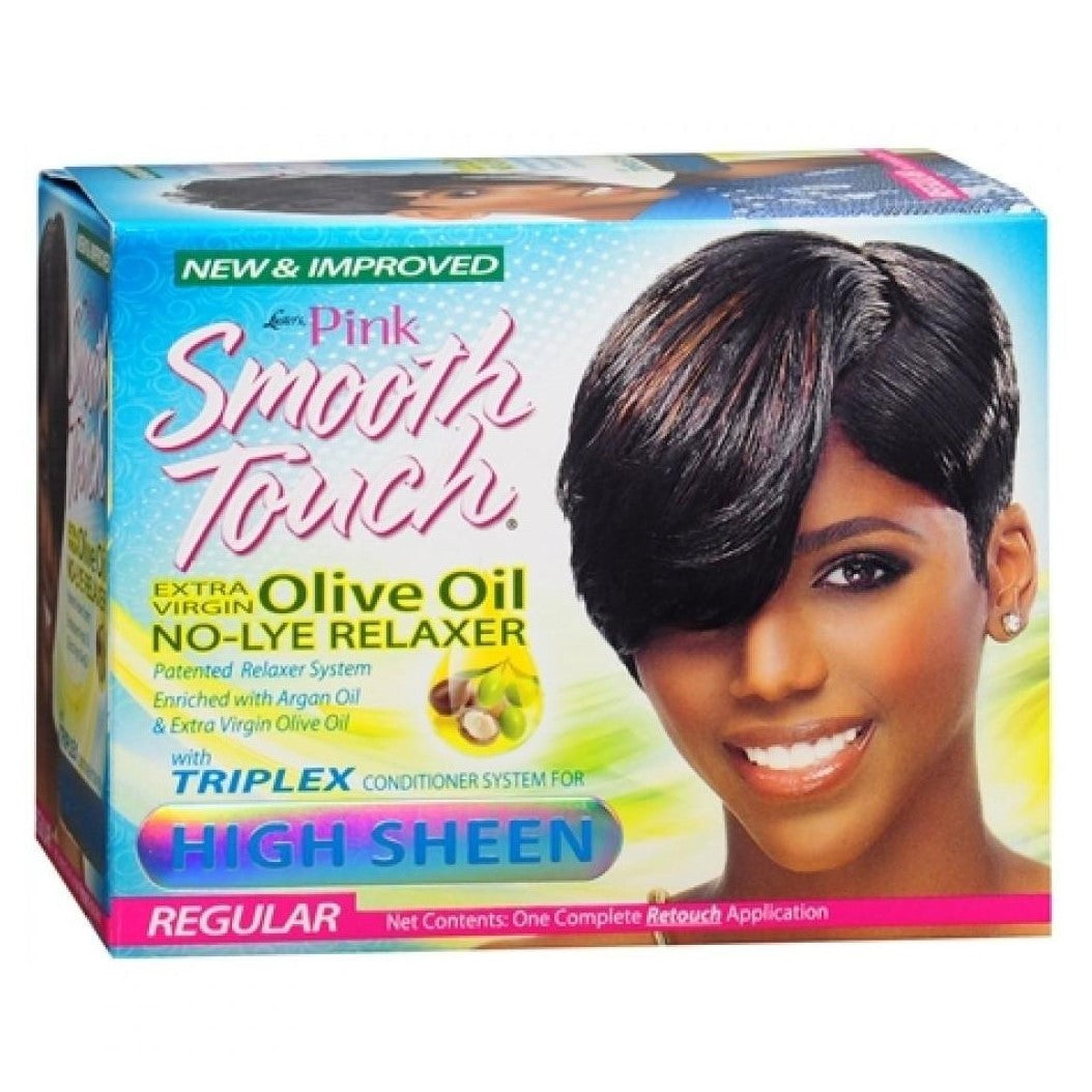 Pink Smooth Touch Relaxer Kit Vanlig 
