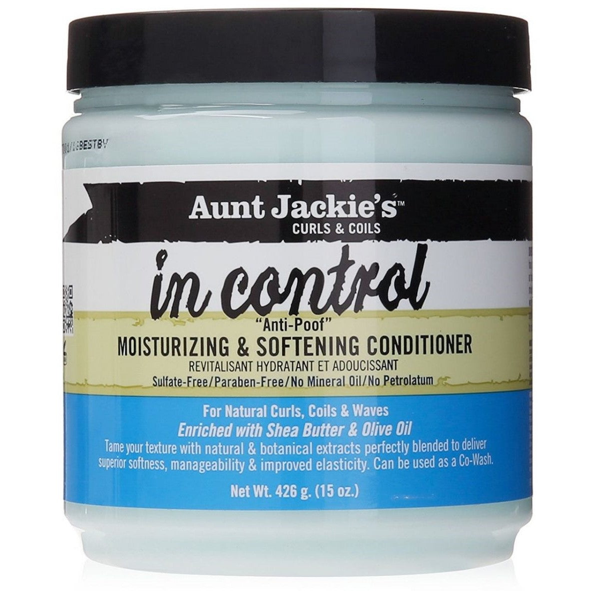 Tante Jackie's Curls & Coils In Control Anti-Poof Moisturizing & Softing Conditioner 426gr 