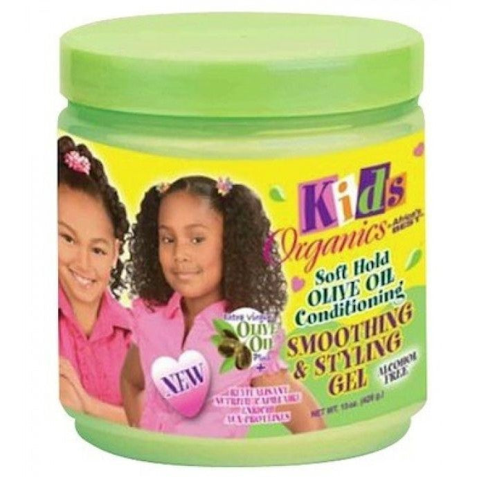 Afrikas beste organiske for barn med myk grep for olivenolje Smoothing & Styling Gel 426 gr 