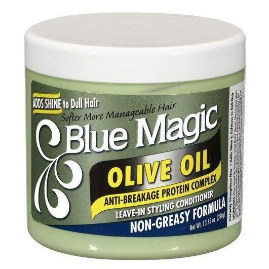 Blå magi olivenolje permisjon i styling balsam 390 gr