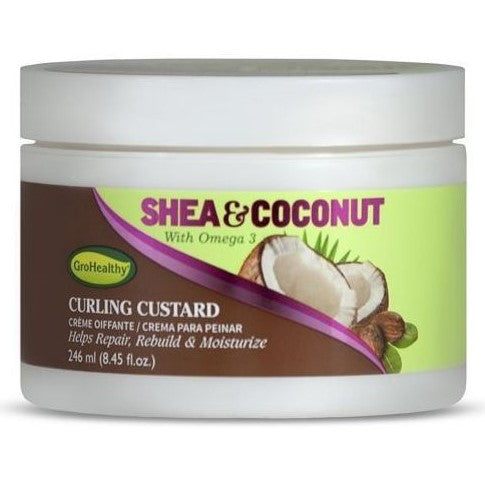 Gro Sunn Shea & Coconut Curling Custard 246ML 