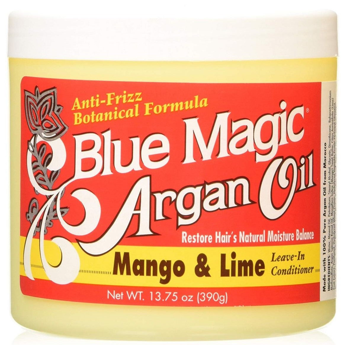 Blå magisk arganolje med mango og lime 390 gr 
