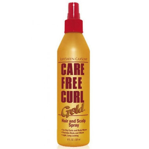 Care Free Curl Gold Hair &amp; Scalp Spray 8 oz 