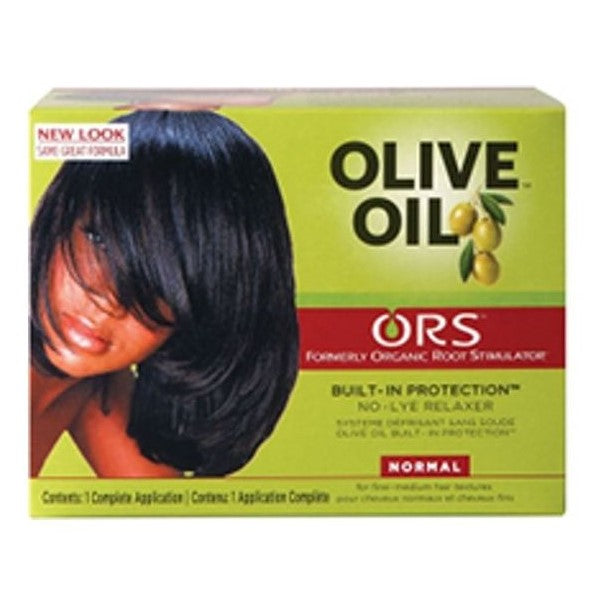 Ors Olive Oil No-Lyse Relaxer Kit Normal