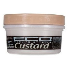 Eco Custard Conditioning Shining & Styling Cream Macadamia Oil 8 oz 