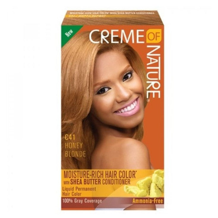 Creme of Nature Moisture Rich Hair Color Kit C41 Honey Blonde