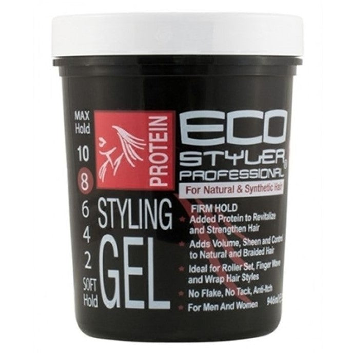 Eco Styler Styling Gel Protein Fast Hold 16 oz 