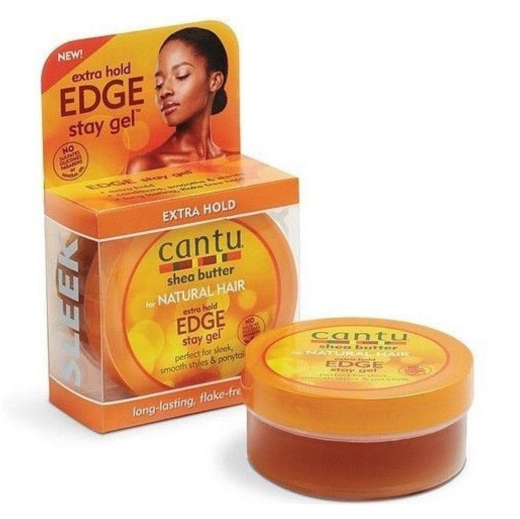 Cantu Shea Butter Natural Hair Extra Hold Edge Stay Gel 2,25 oz 