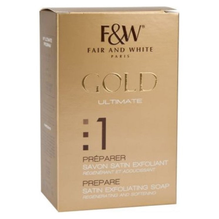Fair & White Gold Ultimate Prepare Satin Exfoliating Soap 200 gr