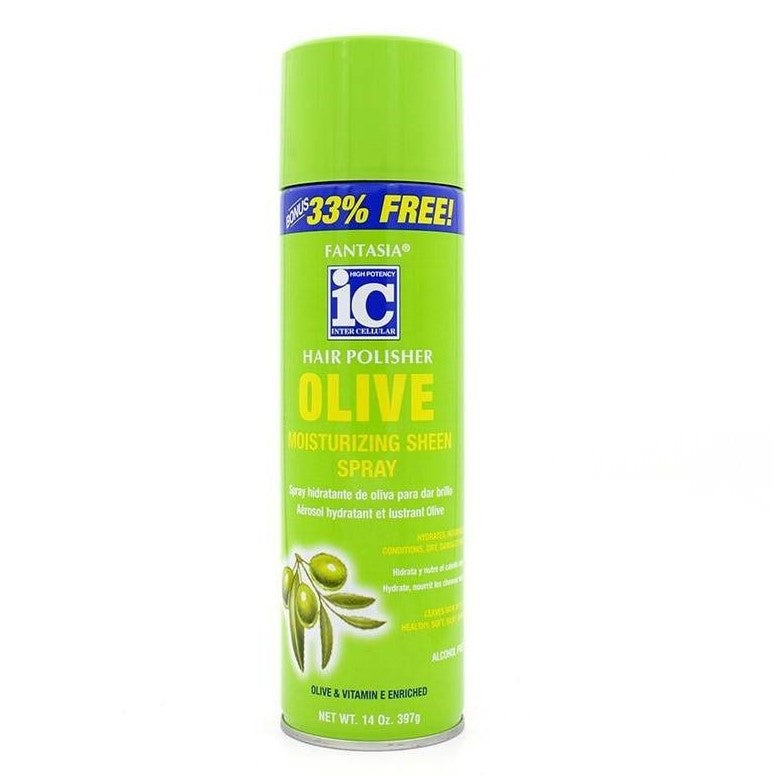 Fantasia IC Hair Polerer Olive Moisturizing Sheen Spray 400 ml 