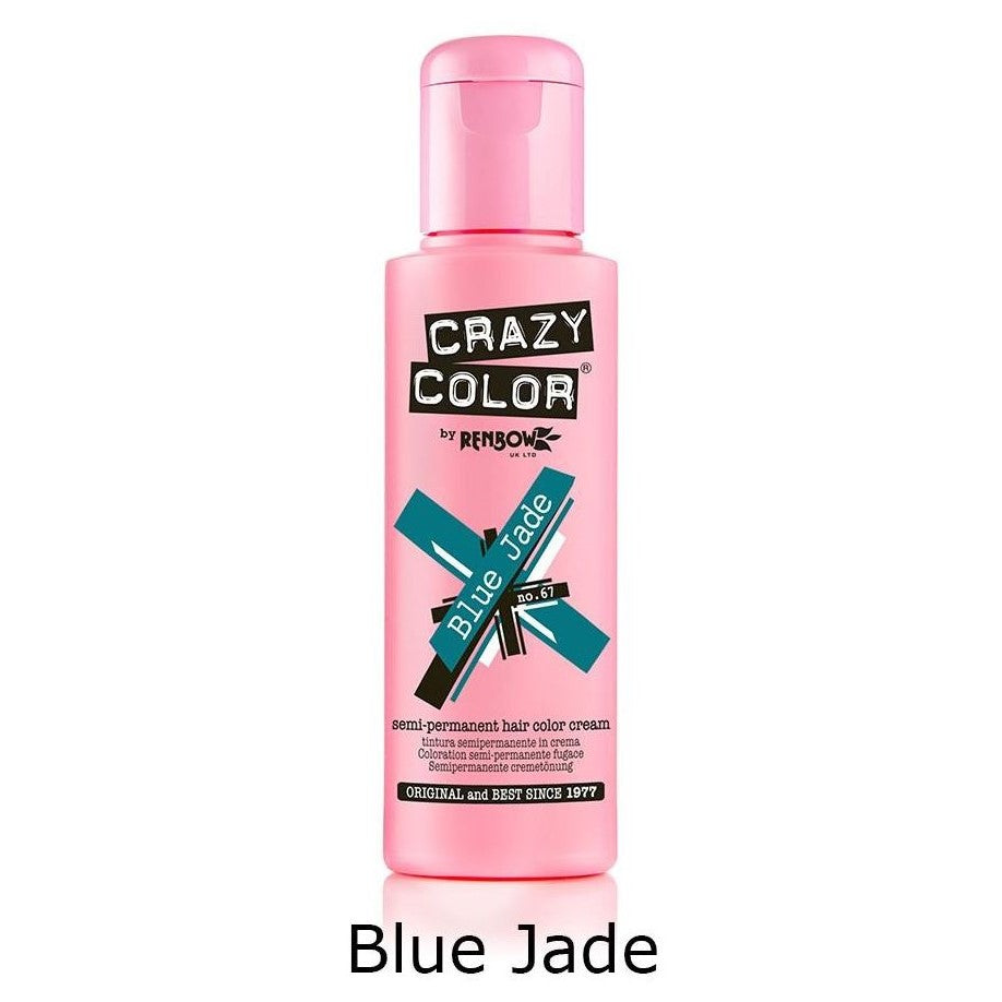 Crazy Color Blue Jade 67 Semi Permanent Hårfargekrem