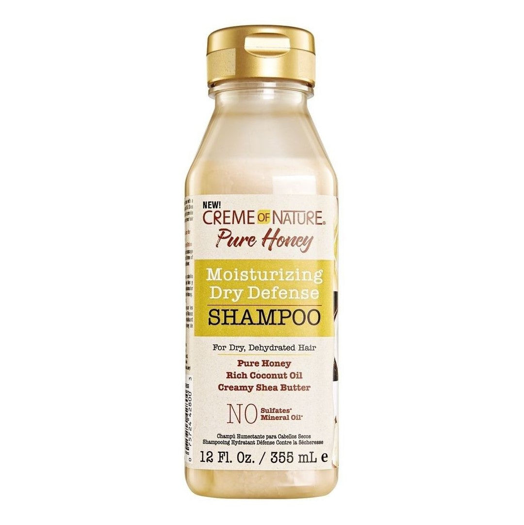 Creme of Nature Pure Honey Hydrating Dry Defense Shampoo 12oz 