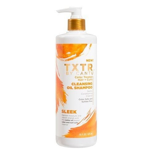 TXTR by Cantu Elegant fargebehandlet hår + krøller Renseolje Shampoo 16oz/473ml 