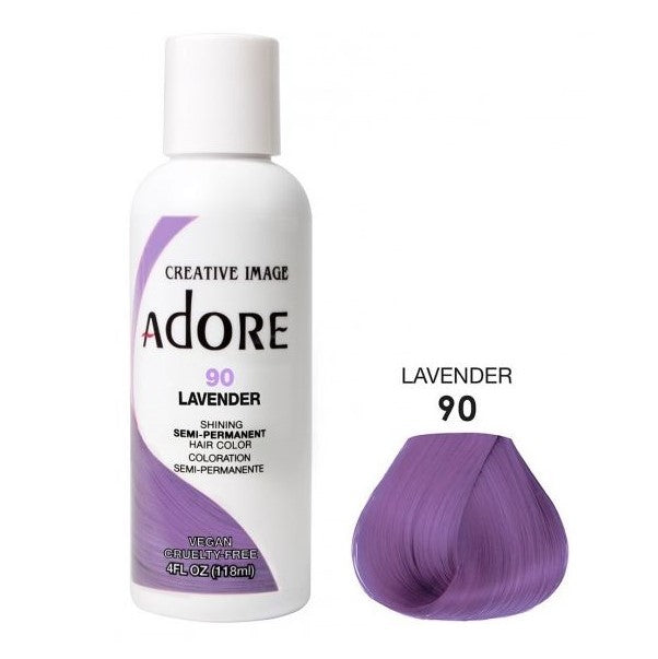Adore Semi Permanent Hårfarge 90 Lavendel 118ml 