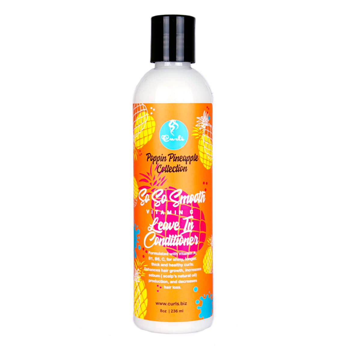 Curls Poppin Pineapple So So Sooth Vitamin C Curl Leave in Conditioner 236ml 