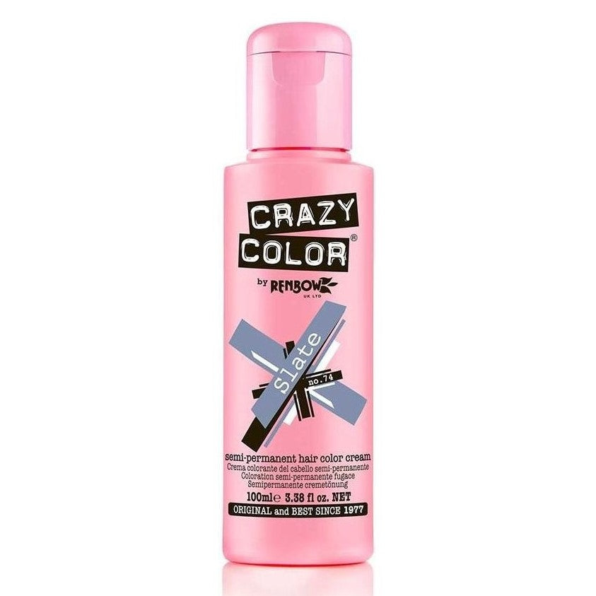 Crazy Color Slate 74 semi-permanent hårfargekrem