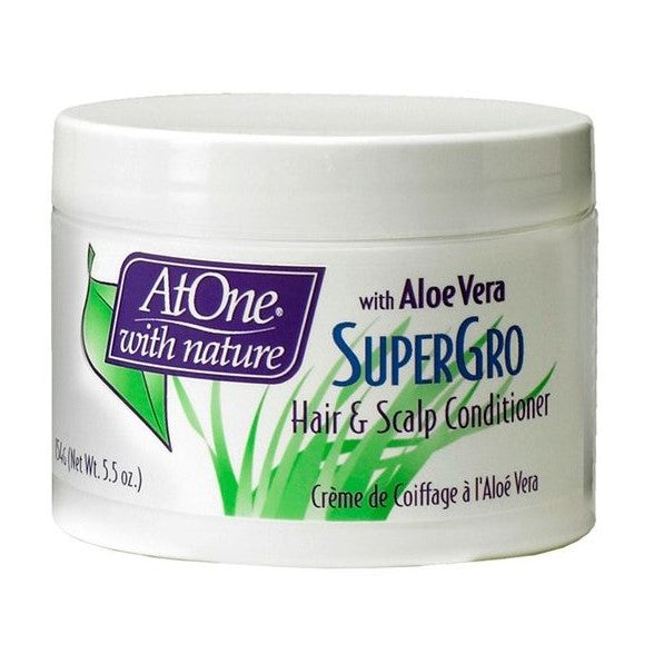 At One with Nature Super Gro Hair & Scalp Conditioner - 5,5 oz 