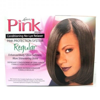 Pink Conditioning No-Lye Relaxer Kit Vanlig 
