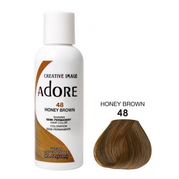 Adore Semi Permanent Hårfarge 48 Honningbrun 118 ml 