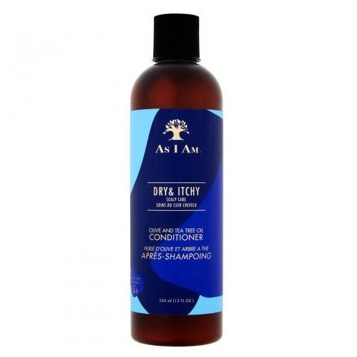 As I Am Dry and Itchy Hodebunnspleie Olive and Tea Tree Oil Conditioner 355ml 