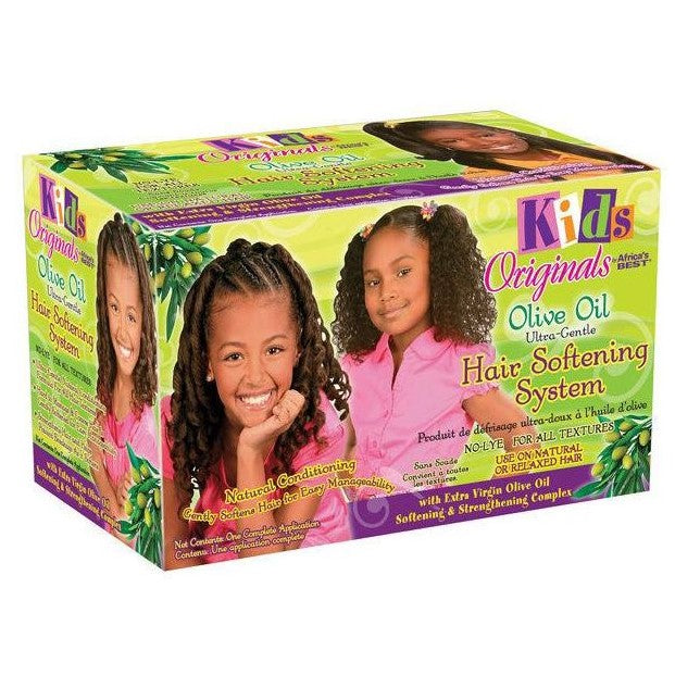 Afrikas beste økologiske olivenolje for barn, ultra-skånsom hårmykgjøringssystem 