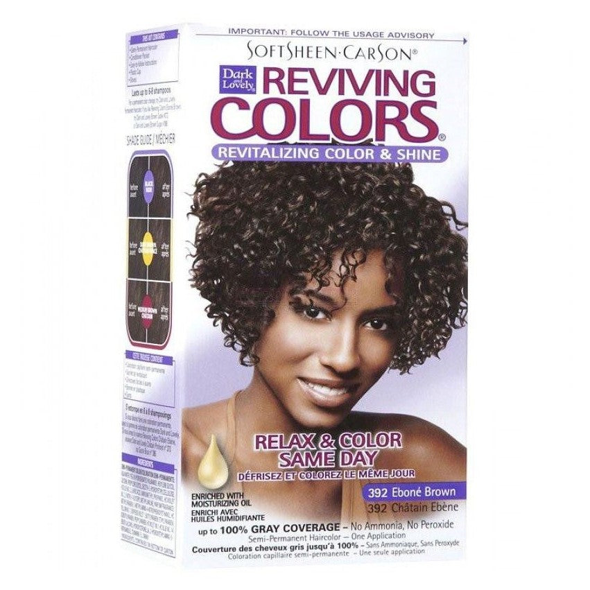 Mørk og nydelig hårfarge Reviving Color 392 Ibenholt brun