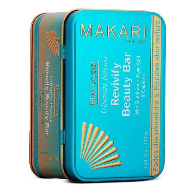Makari Blue Crystal Revive Beauty Bar Soap 7 oz 