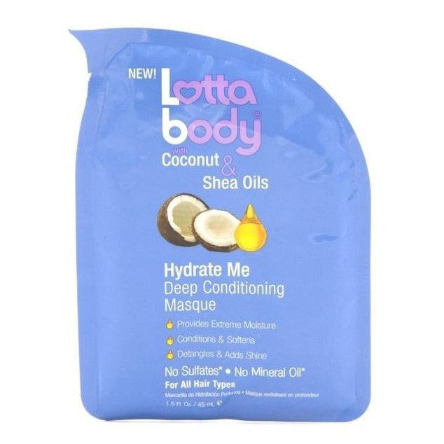 Lottabody With Coconut & Shea Oils Hydrate Me Deep Conditioning Masque 45 ml 